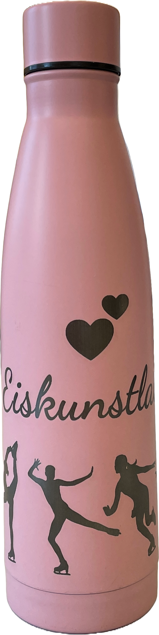 Bild von Stylische Trinkflasche mit Eislauf-Motiven 