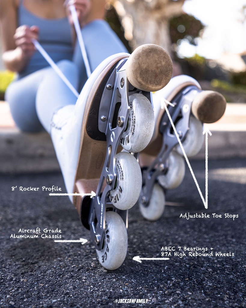 JACKSON ATOM ELLE Inline-Kunstlauf-Komplett-Set 4