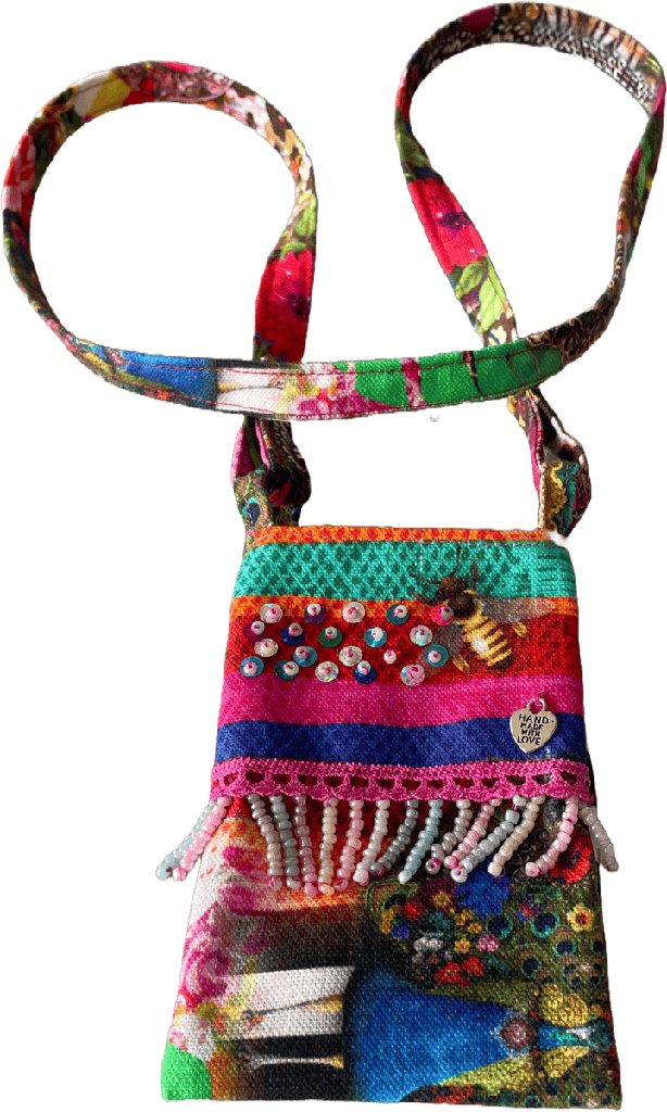 [AHB-0000110-20] Schultertasche GSA Mini Perlen